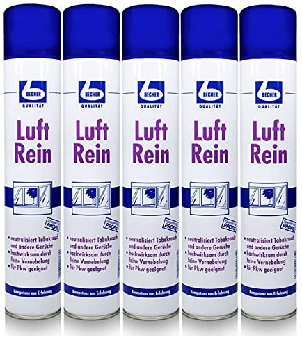 5X Dr. Becher Luft Rein Neutralisationsspray 500ml