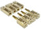 tomzz Audio 5800-041 4-Fach Kabel-Steckverbinder Bananenstecker Bananenkupplung Soundboard Heckablagenstecker bis 4,00qmm vergoldet