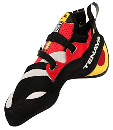 Tenaya Iati Gelb-Rot - Präziser leistungsstarker Kletterschuh, Größe EU 38 - Farbe Red - Yellow