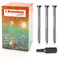 Panorama24 Terrassenschrauben 5,0 x 50 - 200 Stück TX25 JD-Plus Schrauben Edelstahl V2A 5x40mm incl. Bit Torx 25 DRESSELHAUS Fräsrippen Terassenbau Rostfrei