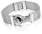 Cupimatch Herren Edelstahl Biker Mesh Armband, 19mm Breite Gotik Handschuh Anhänger Armketten Fahrradkette Motorradkette Hochglanz Poliert Rock Armreif, silber