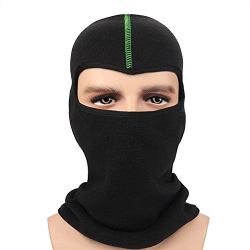 Ski Sturmmaske Sport Mütze Snowboard Kopfhaube Balaclava Sturmhaube Atmungsaktiv Kopfbedeckung für Winter Sports Motorrad Radfahren Skating (Schwarz)
