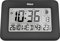 Funkwanduhr, Funk-Tisch-Uhr, Zwei Weckzeiten mit Weckwiederholung, Innenthermometer, Kalender, Zeitzonen-Einstellung, Mondphase, Farbe: Schwarz, Modell: 46732