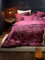 De Witte Lietaer Violetta Parure : Housse de Couette et Taies d'oreiller, Coton, Rose Foncé, 240x220 cm