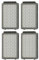 2/4 Pz Filtri Per Rowenta ZR903501 RO3715 RO3759 RO3798 Aspirapolvere Ricambi (4 Pz)