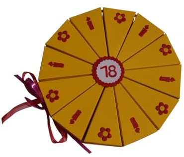 Originelle Verpackung für Geld, Tolle Torte Geldgeschenkverpackung aus Papier zum 18. Geburtstag, Geld verschenken, Geschenkverpackung