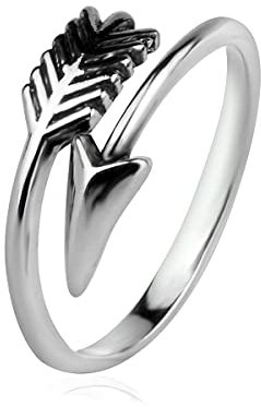 Pfeil Arrow Offene Ringe Sterling Silber 925 Minimalistisch Boho Stapelbar Verstellbare Größe