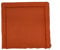 KraftKids Wickelauflage in Doppelkrepp Rot Herbstrot, Wickelunterlage 78x78 cm (BxT), Wickelkissen