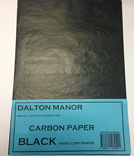 DALTON MANOR Kohlepapier, A4, Schwarz, 50 Blatt