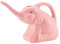 Pcscevcr Regadera de plástico con forma de elefante de 2 litros, bonita regadera de animales con boca larga, regadera de elefante de nariz larga, hervidor de jardinería (rosa)