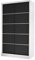 Mirjan24 Kleiderschrank Camtalo IV, Schwebetürenschrank, Garderobenschrank mit Kleiderstange und Einlegeboden, Schlafzimmerschrank (weiß/schwarz)
