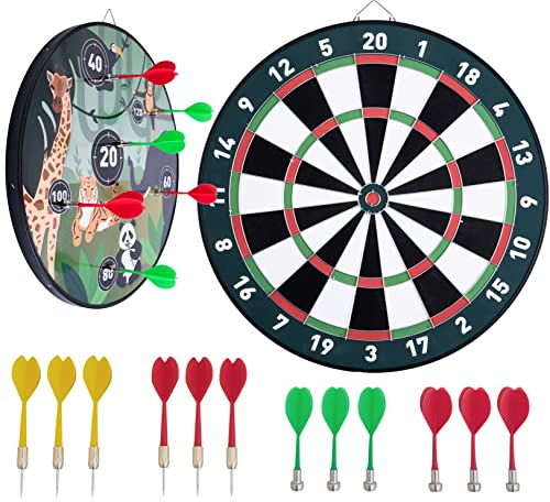 Engelhart - Magnetischer Dart -Set/doppeltes Papier zum Thema Tiere Kinder dartscheibe
