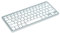 ZENO Bluetooth Keyboard for Mac | Wireless Keyboard for Apple MacBook Pro/Air, iMac, iMac Pro, Mac Mini, Mac Pro | QWERTY UK Layout | Ultra Slim Design | Silver