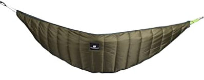 Garneck Thickened Windproof Leisure Hammock Insulation Cover Für Outdoor Camping Mit Sicherem Verschluss Warmes Baumwollfutter Flexible Passform Faltbar Und Tragbar Armeegrün