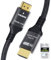 Adauxter Câble HDMI 2.1 10K 8K 4M, Certifié 48Gbps Ultra Haut Débit HDMI Câble avec Ethernet 4K 240Hz 165Hz 144Hz 120Hz 8K 60Hz eARC HDCP2.3 HDR10+ PC Projecteur TV Moniteur PS5 X-Box