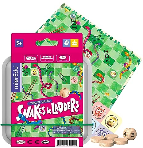 Juego De Viaje Serpientes y Escaleras de Mier Edu ME 117