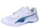 PUMA Unisex Solarflash III Indoor Court Shoe, White-Blue Horizon, 47 EU