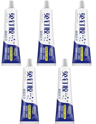 BREAUX Adhesivo Fuerte sin Clavos, Pegamento Impermeable Adhesivo Fuerte sin Clavos, Pegamento Adhesivo Fuerte Impermeable líquido Multifuncional sin Clavos (5PCS)