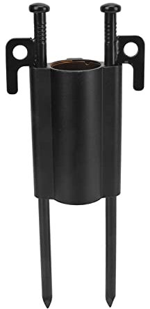 Gavigain Soporte para mástil de toldo de Camping, retenedor para mástil de toldo de aleación de Aluminio con Tuerca Ajustable Estaca de Anclaje portátil para mástiles de Tienda de campaña para toldos