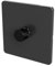 SAMOTECH Zigbee Dimmer Switch No neutral wire required, compatible with Philips Hue, Home Assistant - Grey/Black 1-Gang Zigbee Dimmer