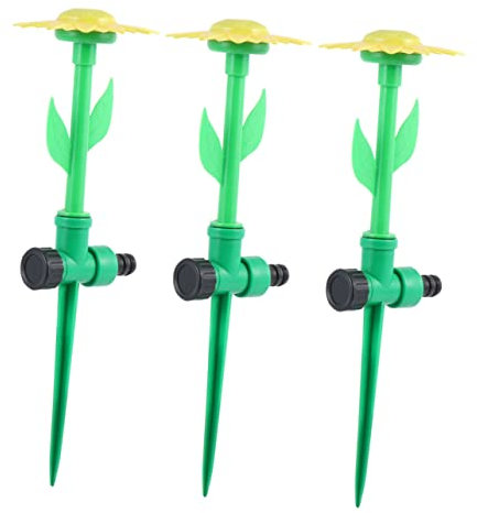 BESPORTBLE 3 Pcs Tournesol Arroseur Tournesol À Émetteurs Tuyau D'Arrosage Verser À Système Émetteurs Pomme De Douche Pelouse Irrigation Brumisation Pelouse