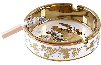 Ashtray Ceramic Ashtray Office Creative Fashion Ash Tray Living Room Coffee Table Ornament Home Decor Craft Ashtray for Home Office