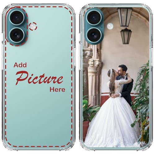 Handyhülle für das iPhone 16 Hülle selbst gestalten Silikonhülle Dein Bild Motiv Design Personalisierte Schutzhülle Silikon Case eigenes Foto individuell Bedrucken erstellen