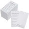 FINGERINSPIRE 160 Pcs Handmade Fabric Washing Instructions Hang Tag 89x50mm White Paper Washing Price Tags Material Care Cards Minimalist Symbols Washing Labels for Shirts, Beanies, Knitted, Quilts
