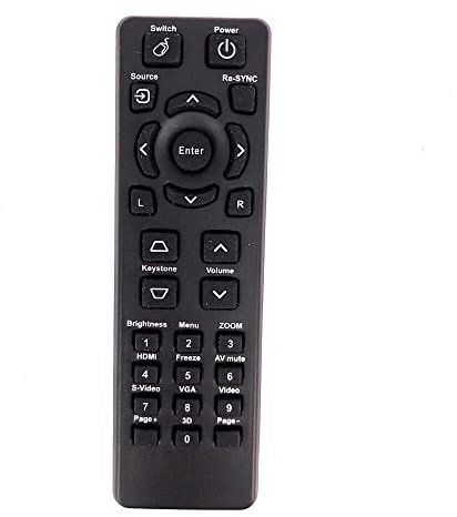 XINFUTE BENQ UM-4 IECR03 Fernbedienung für BenQ Projektor PJ Schwarz