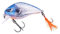 ZECK Wobbler/Kleiner Crankbait für Barsch, Forelle & Döbel - Danny | 4,5 cm | 0,5 m F - Fire Ukki (BA)