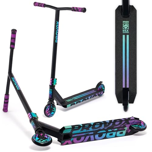 RAVEN Scooter Stunt Tricks Roller Kickscooter für Kinder Erwachsene ABEC-9 Kugellager (Evolution Provox, 110mm) (Color)