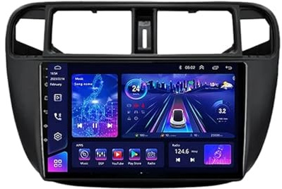 Compatible con Reproductor Multimedia de Radio for Coche Honda Civic 1995 1996-2001(2G-32G Mic)