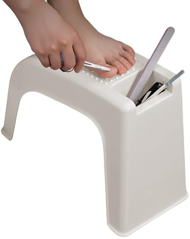 Pedicure Chair with Foot Spa - Pedicure Stool | Non Slip Pedicure Stand | Foot Stool for Massage Women Men Home Living Room Salon Bathroom Daily Travel Care Spa and Relaxation Needs