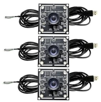 Cenei 3Pcs 100 Degree Camera Module 1MP OV9732 1280x720 USB Free Driver Manual Focus,with 1 Meter Cable for WinXP/7/8/10