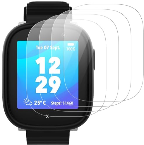 Beukei Panzer Schutz Glas für XPLORA X6 Play, 4 Stück Handy Schutzfolie[Anti-Kratzen][Sans Bulless][9H Härte] Screen Protector