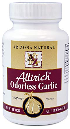 Arizona Natural Products Allirich Odorless Garlic 90 Capsules