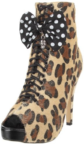 Iron Fist Damen Love Bites Stiefel, Braun (Leopard), 42 EU