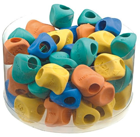 JPC Lot de 3 Grippies Aide écriture (Guide doigt) Grip coloris aléatoire