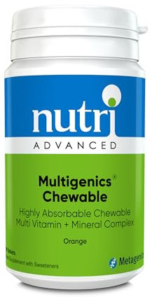 Metagenics Multigenics Chewable - Highly absorbable chewable multivitamin - Supports The Immune System - Orange Flavour - 90 Tablets