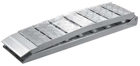 Wiltec Auffahrrampe 228 cm 680 kg für ATV Quad Motorrad, Aluminium Auffahrschiene faltbar, Verladerampe rutschsicher