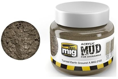 Ammo Turned Earth Ground Acrylic Mud (250 Ml. Jars)