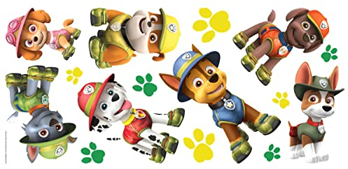 Nickelodeon – RMK3611GM RoomMates Paw Patrol Wandaufkleber zum Aufkleben, groß, mehrfarbig