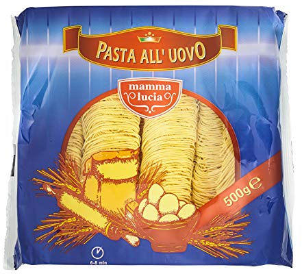 mamma lucia Pasta Tagliolini all´uovo, 1,5mm breit, 1er Pack (1 x 500 g)