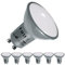 EACLL GU10 LED Warmweiss 4W Ersetzt 50W Halogen Leuchtmittel, 6er-Pack. 450 Lumen 3000K Birnen, AC 230V Flimmerfrei Strahler, Abstrahlwinkel 120° Spot, Nicht Dimmbar Reflektorlampen