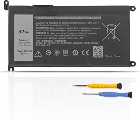 42Wh YRDD6 Laptop Akku für Dell Inspiron 3480 3481 3482 3490 3493 3590 3593 3595 3580 3581 3582 3583 3584 3585 3780 3781 3782 3785 3790 3793 5481 5485 5488 5491 5493 5590 5591 5593 5594 5598 7586