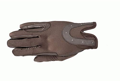 USG 11310035-235-303 GOOD LUCK Reithandschuhe, Braun/Braun, S