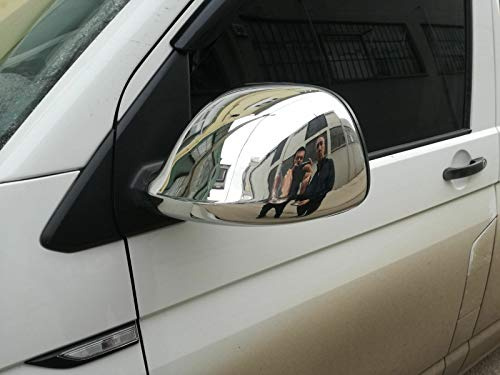 Passend für T5/T6/T6.1/Amarok Chrom-Außenspiegel-Abdeckung, 2 Stück, Edelstahl