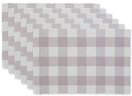 DII Classic Tabletop, Cotton, Dusty Lilac, 13x19