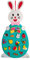 BesDirect Osterdekoration Filz Osterhase, DIY Filz Kaninchen Set mit Lanyard, Osterhase Dekor Filz Kaninchen Wandbehang DIY Ostern Ornamente für Kinder Ostergeschenke Home Door Dekoration