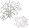 QincLing Earring Making Set, 40 Pieces 925 Silver Earring Hooks Hypoallergenic Silver Plated Earrings with 200 Pieces Transparent Earring Backs Ear Stoppers for DIY Earrings Jewellery Making